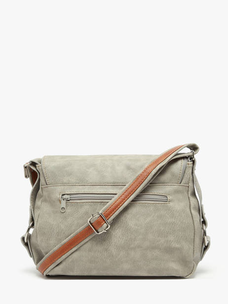 Sac BandouliÃ¨re Basic Miniprix Gris basic DD116 vue secondaire 3