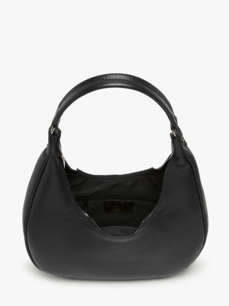Sac PortÃ© Ã©paule Caviar Cuir Milano Noir caviar CA24121 vue secondaire 3