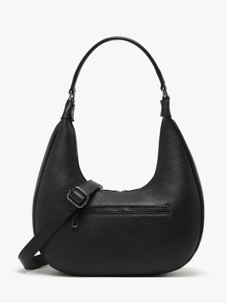 Sac PortÃ© Ã©paule Caviar Cuir Milano Noir caviar CA24121 vue secondaire 4