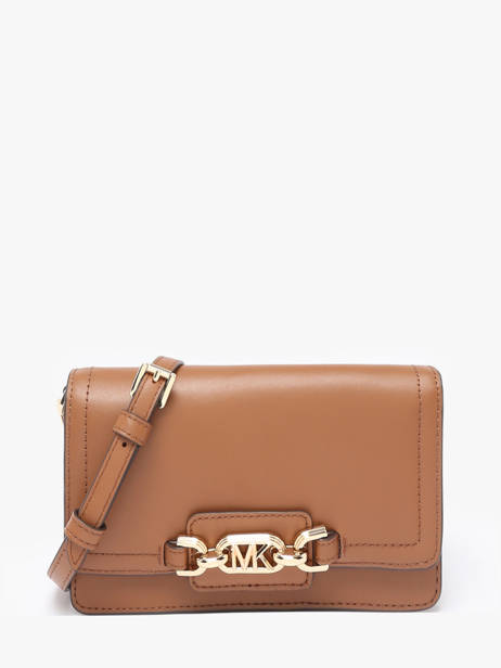 Sac BandouliÃ¨re Heather Cuir Michael kors Marron heather F2G7HC1L