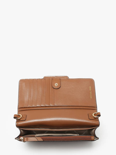 Sac BandouliÃ¨re Heather Cuir Michael kors Marron heather F2G7HC1L vue secondaire 2