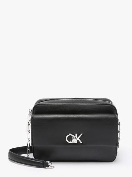 Sac BandouliÃ¨re Ck Pocket Polyester RecyclÃ© Calvin klein jeans Noir ck pocket K613089