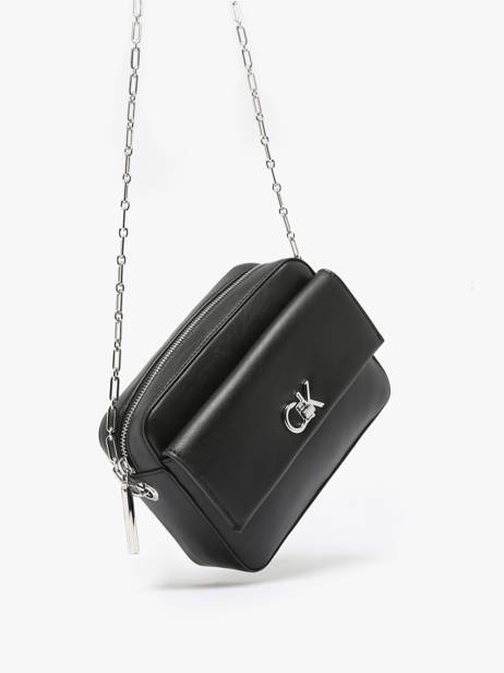 Sac BandouliÃ¨re Ck Pocket Polyester RecyclÃ© Calvin klein jeans Noir ck pocket K613089 vue secondaire 2