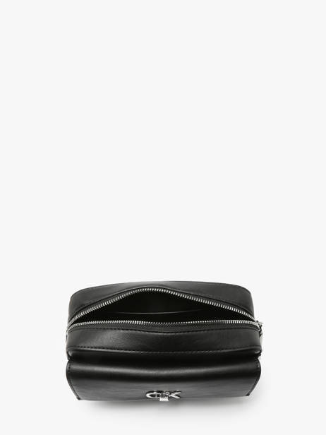 Sac BandouliÃ¨re Ck Pocket Polyester RecyclÃ© Calvin klein jeans Noir ck pocket K613089 vue secondaire 3