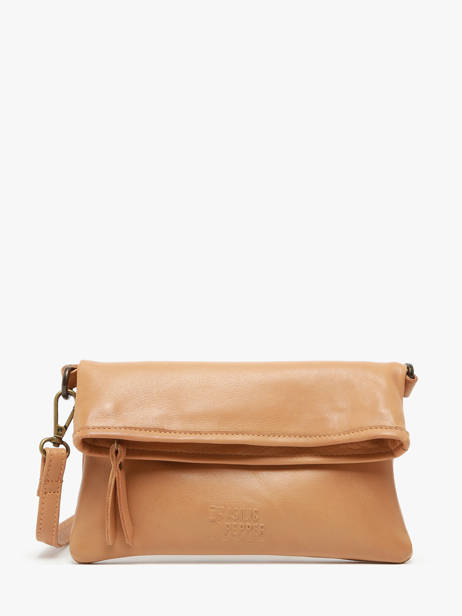 Sac BandouliÃ¨re Cow Cuir Basilic pepper Marron cow BCOW75
