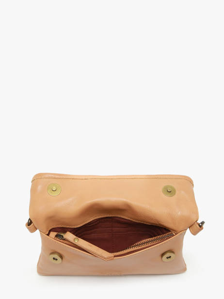 Sac BandouliÃ¨re Cow Cuir Basilic pepper Marron cow BCOW75 vue secondaire 4