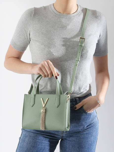 Sac PortÃ© Main Divina Valentino Vert divina VBS1R415 vue secondaire 1