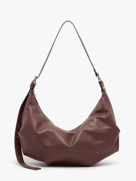 Sac PortÃ© Ã©paule Sauvage Cuir Milano Violet sauvage SA24111