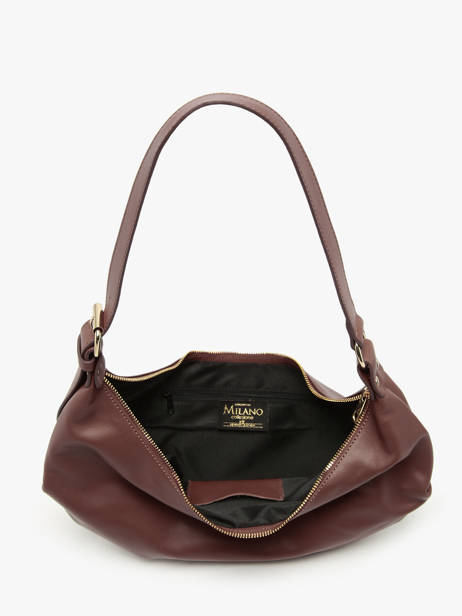 Sac PortÃ© Ã©paule Sauvage Cuir Milano Violet sauvage SA24111 vue secondaire 3