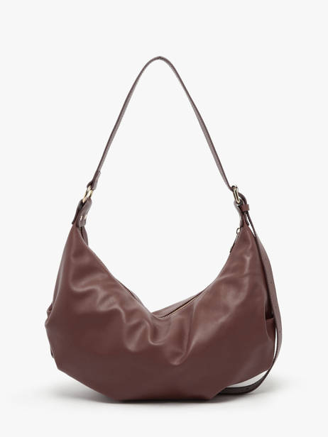 Sac PortÃ© Ã©paule Sauvage Cuir Milano Violet sauvage SA24111 vue secondaire 4