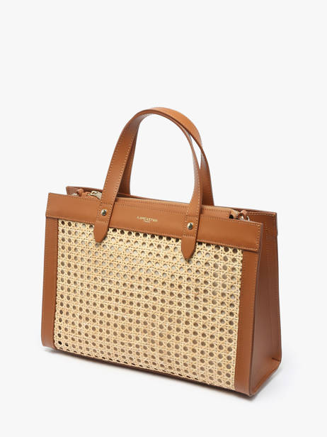 Sac PortÃ© Main Cannage Rotin Lancaster Beige cannage rotin 115 vue secondaire 2