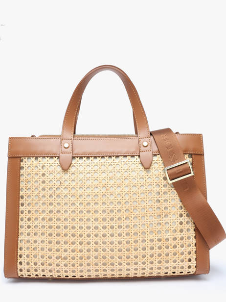 Sac PortÃ© Main Cannage Rotin Lancaster Beige cannage rotin 115 vue secondaire 4