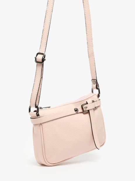 Sac BandouliÃ¨re Caviar Cuir Milano Rose caviar G1421N vue secondaire 2