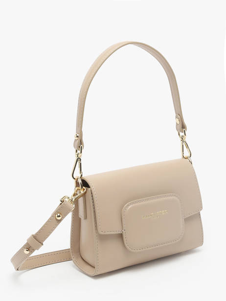 Sac BandouliÃ¨re Paris Pad Cuir Lancaster Beige paris pad 59 vue secondaire 2