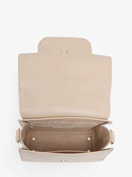 Sac BandouliÃ¨re Paris Pad Cuir Lancaster Beige paris pad 59 vue secondaire 3