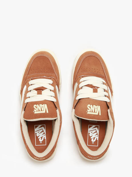 Sneakers Hylane En Cuir Vans Marron women D1JBRO vue secondaire 4