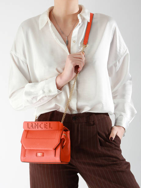 Sac Ã  Main S Ninon Cuir Lancel Orange ninon A09221 vue secondaire 1