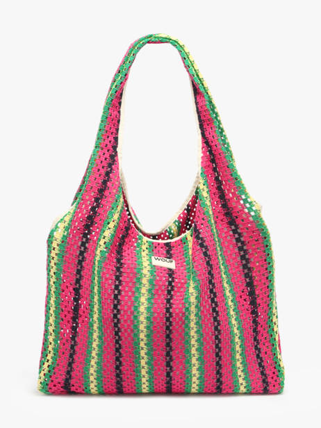 Sac PortÃ© Ã©paule Crochet Wouf Multicolore crochet XTO25011