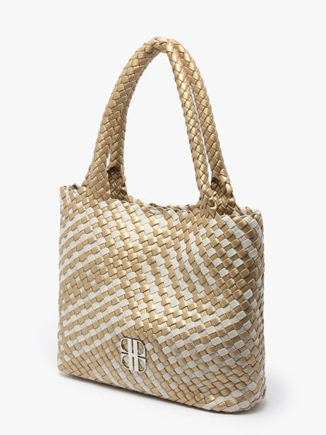 Sac PortÃ© Ã©paule TressÃ© Tessa Laurent david Or ld bags 957 vue secondaire 2