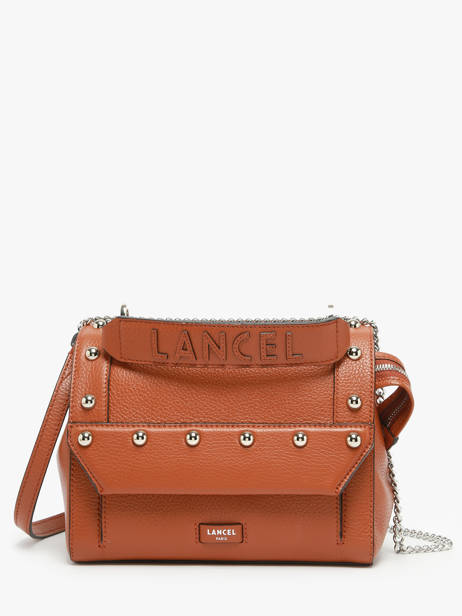 Sac Ã  Rabat M Ninon Rivets Cuir Lancel Marron ninon A13380