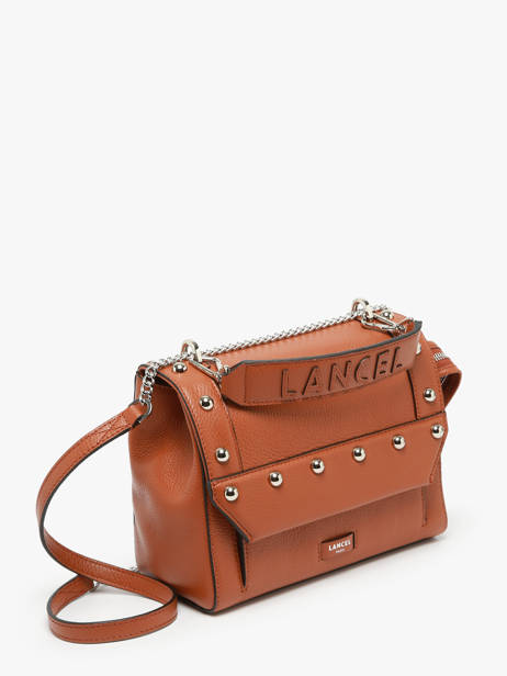 Sac Ã  Rabat M Ninon Rivets Cuir Lancel Marron ninon A13380 vue secondaire 2