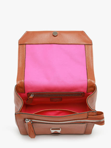 Sac Ã  Rabat M Ninon Rivets Cuir Lancel Marron ninon A13380 vue secondaire 3