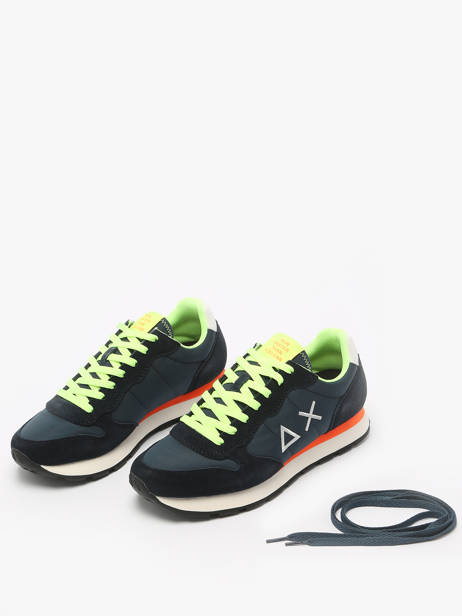 Sneakers Tom Fluo Sun68 Bleu men Z35102 vue secondaire 2