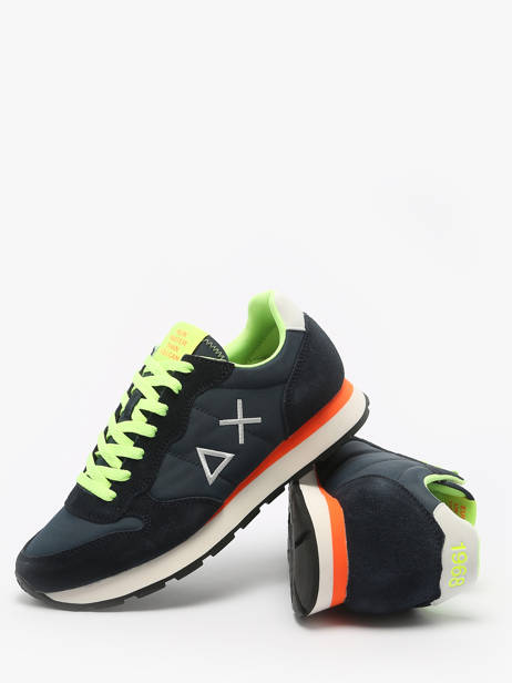 Sneakers Tom Fluo Sun68 Bleu men Z35102 vue secondaire 3
