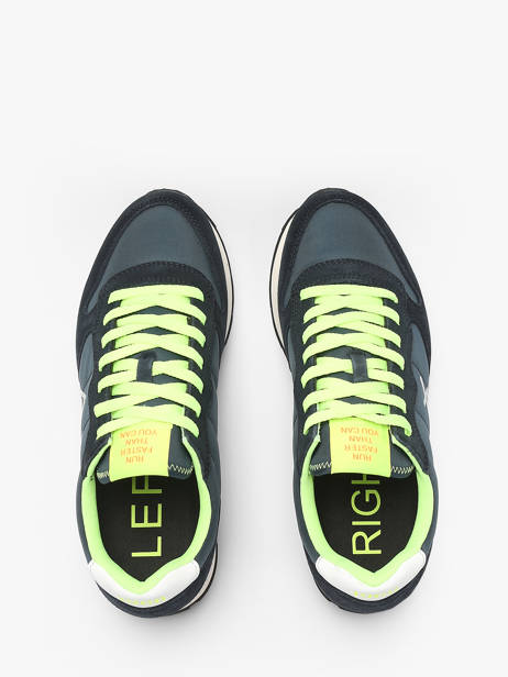 Sneakers Tom Fluo Sun68 Bleu men Z35102 vue secondaire 4