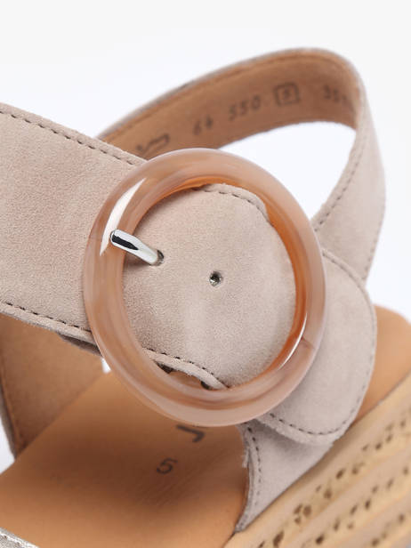 Sandales En Cuir Gabor Or women 62 vue secondaire 2