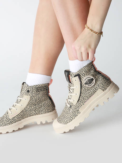 Sneakers Pampa Underlayer Palladium Multicolore women 99183243 vue secondaire 1