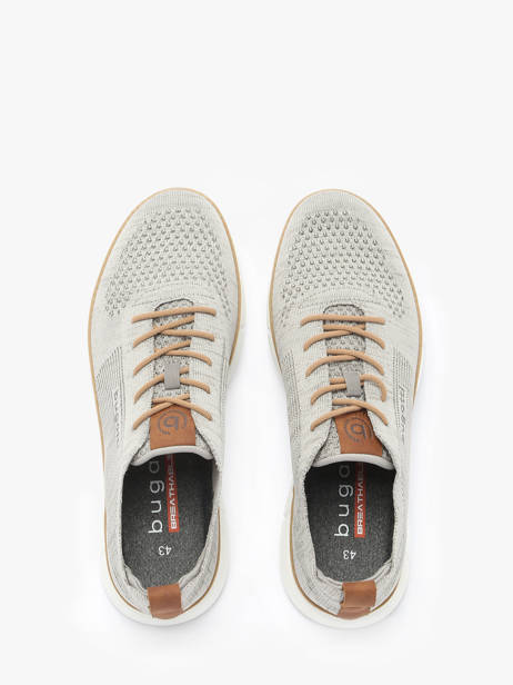 Sneakers Pasadena Bugatti Gris men 321ASR01 vue secondaire 4