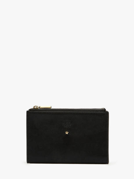 Wallet Vintage Leather Mila louise Black vintage 3576X