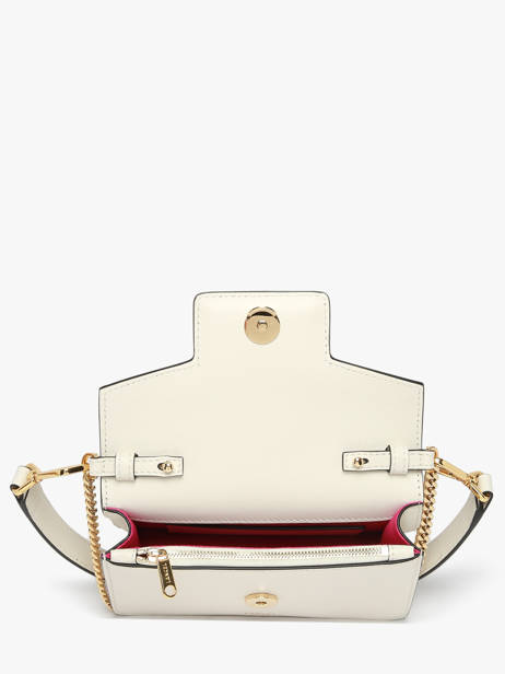 Sac BandouliÃ¨re Angele Cuir Lancel Beige angele A13275 vue secondaire 3