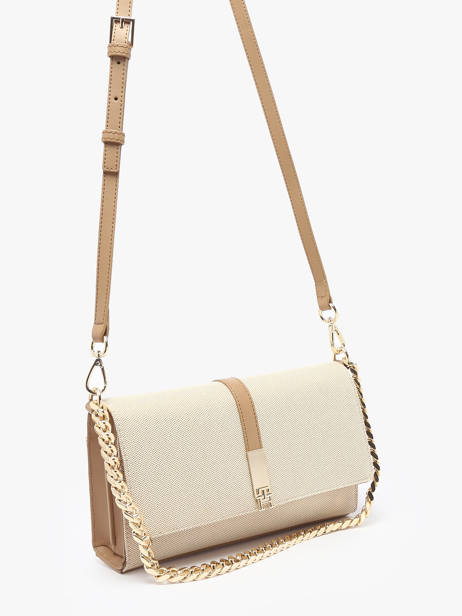 Sac BandouliÃ¨re Th Heritage Polyester RecyclÃ© Tommy hilfiger Beige th heritage AW17622 vue secondaire 2