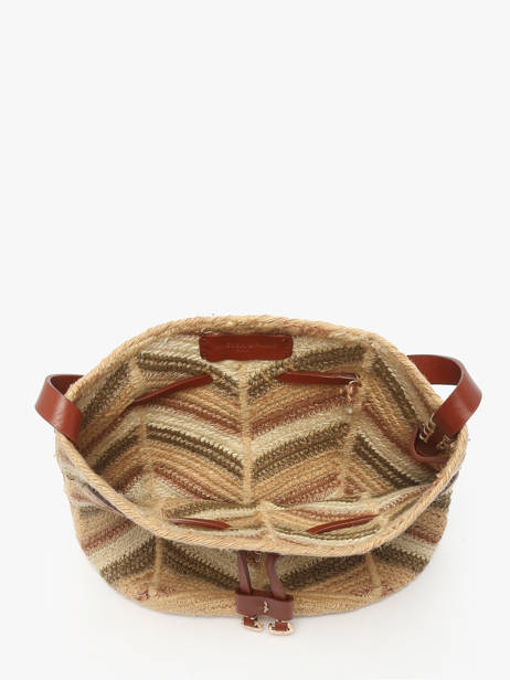 Sac BandouliÃ¨re Cabas Jute Vanessa bruno Multicolore cabas 37V40769 vue secondaire 3