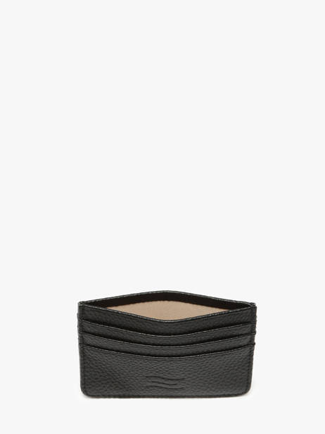 Porte-cartes Cuir Crinkles Noir caviar 14320 vue secondaire 1