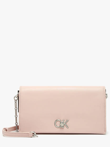 Sac BandouliÃ¨re Ck Chain Polyester RecyclÃ© Calvin klein jeans Rose ck chain K612806