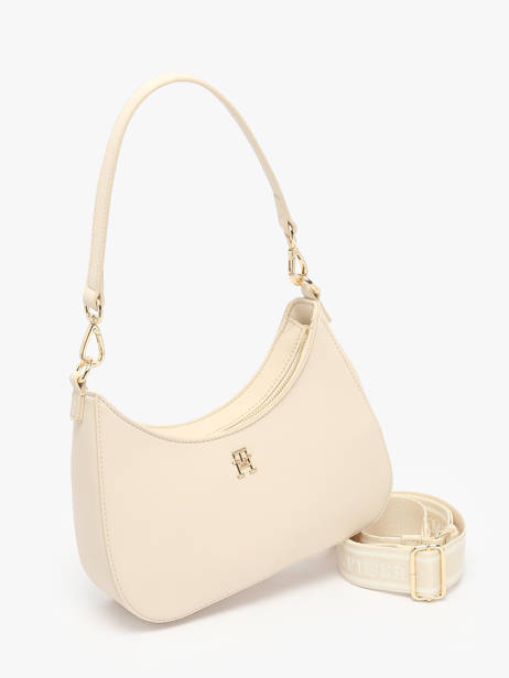 Sac PortÃ© Ã©paule Th Logotape Tommy hilfiger Blanc th logotape AW17226 vue secondaire 2