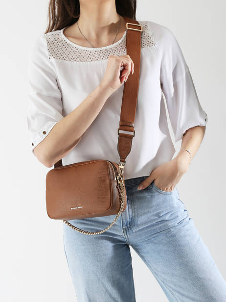 Sac BandouliÃ¨re Bryant Cuir Michael kors Marron bryant S5GYTC5L vue secondaire 1