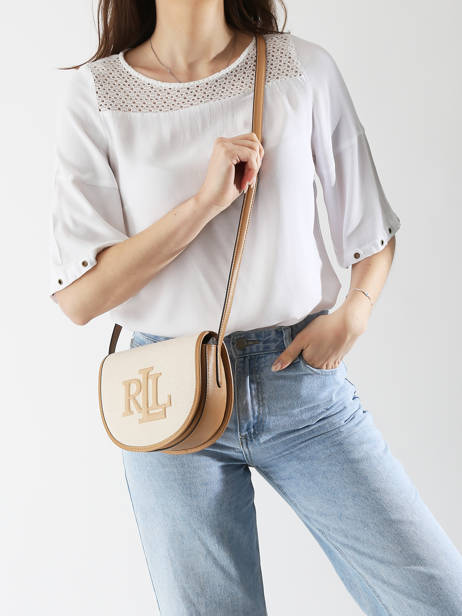 Sac BandouliÃ¨re Anstey Lauren ralph lauren Beige anstey 31966759 vue secondaire 1