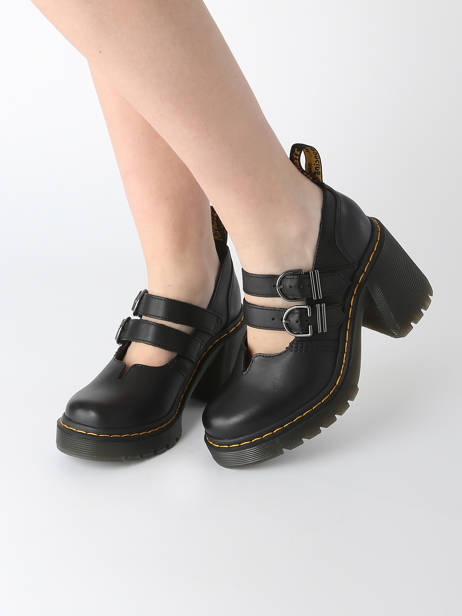 Chaussures Derbies Ã  Talon Eviee En Cuir Dr martens Noir women 27371001 vue secondaire 1