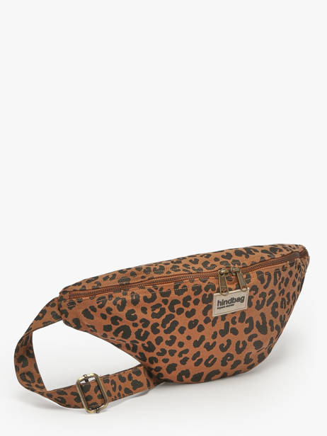 Sac Banane Hindbag Marron leopard LE vue secondaire 2