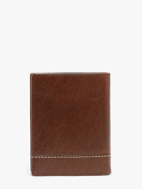 Portefeuille Porte-monnaie Cuir Maverick Marron rough gear MAVRG032 vue secondaire 2