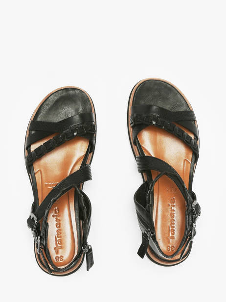 Sandales En Cuir Tamaris Noir women 44 vue secondaire 3