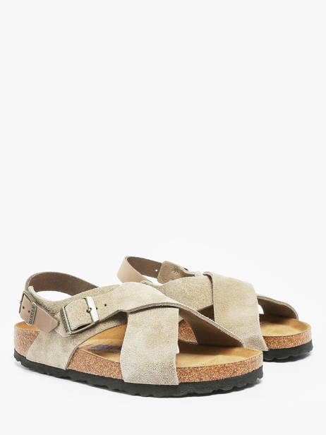 Sandales Tulum En Cuir Birkenstock Beige women 1029834 vue secondaire 1
