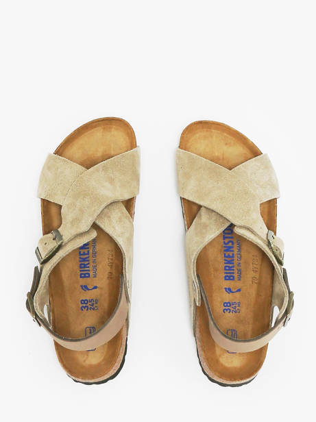 Sandales Tulum En Cuir Birkenstock Beige women 1029834 vue secondaire 3