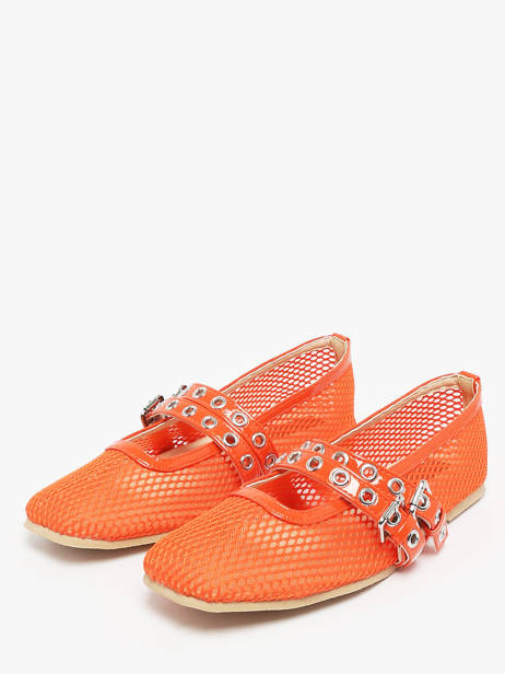 Ballerines Colors of california Orange accessoires CPATTY07 vue secondaire 2