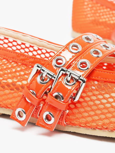 Ballerines Colors of california Orange accessoires CPATTY07 vue secondaire 3