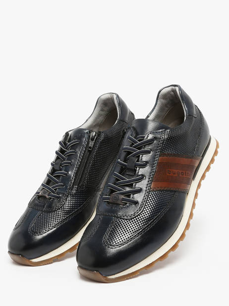 Sneakers Ivar En Cuir Bugatti Bleu men 331ARX01 vue secondaire 2